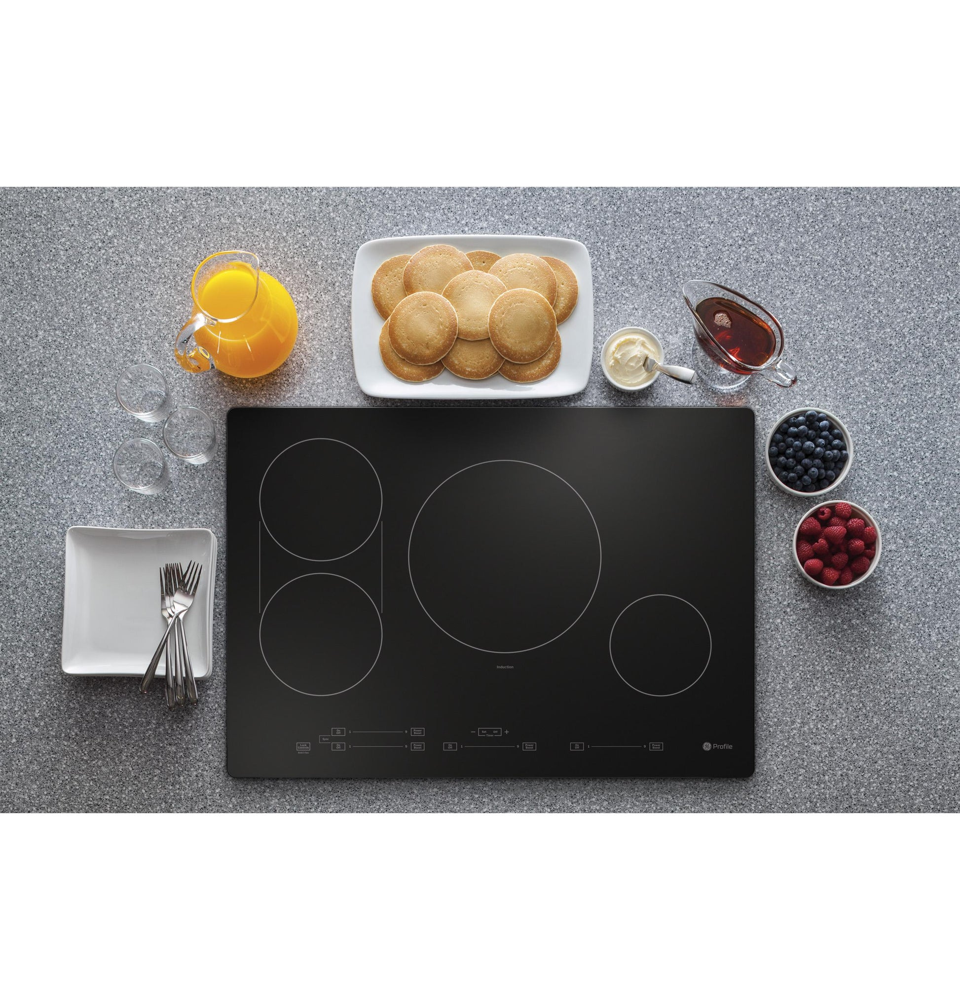 Ge Appliances PHP6030DWBB Ge Profile™ Energy Star® 30" Built-In Touch Control Induction Cooktop