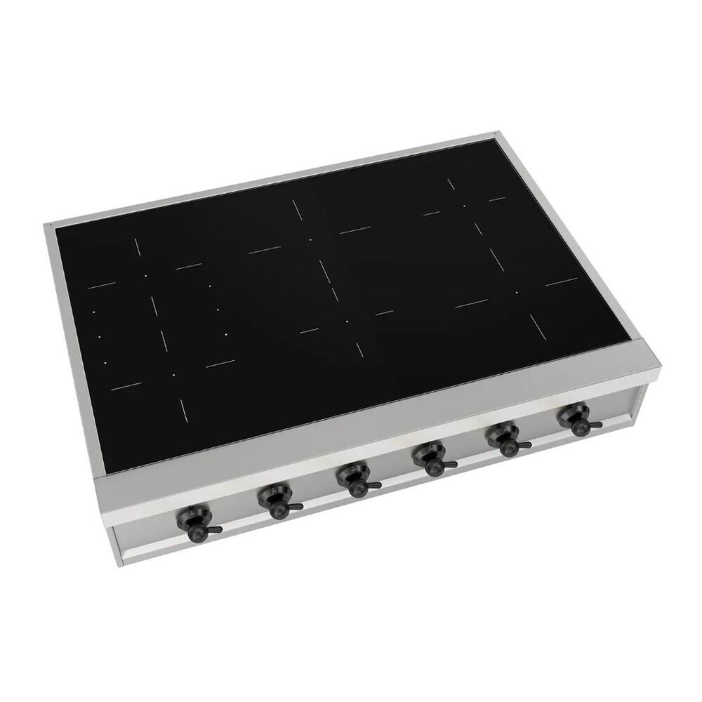 Ilve UHCPI366NSSB Ilve Uhcpi366Nssb Nostalgie Ii 36 Inch Built-In Induction Rangetop With 6 Elements (Burnished)