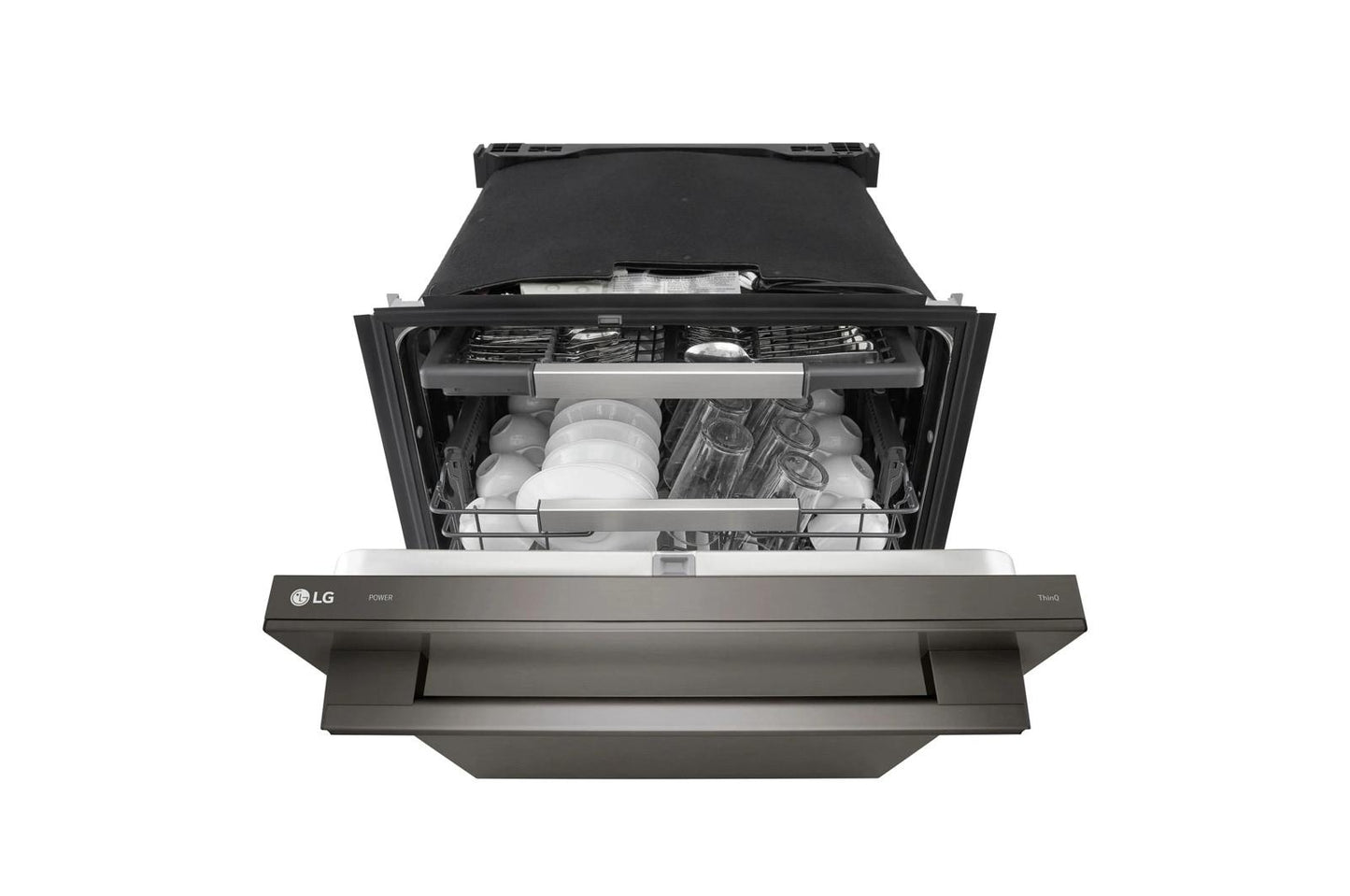 Lg LDNTH753D Smart Flushfit™ Top Control Dishwasher With 1-Hour Wash & Dry, Quadwash® Pro, Truesteam® And Dynamic Heat Dry™ W/Autovent Dry™