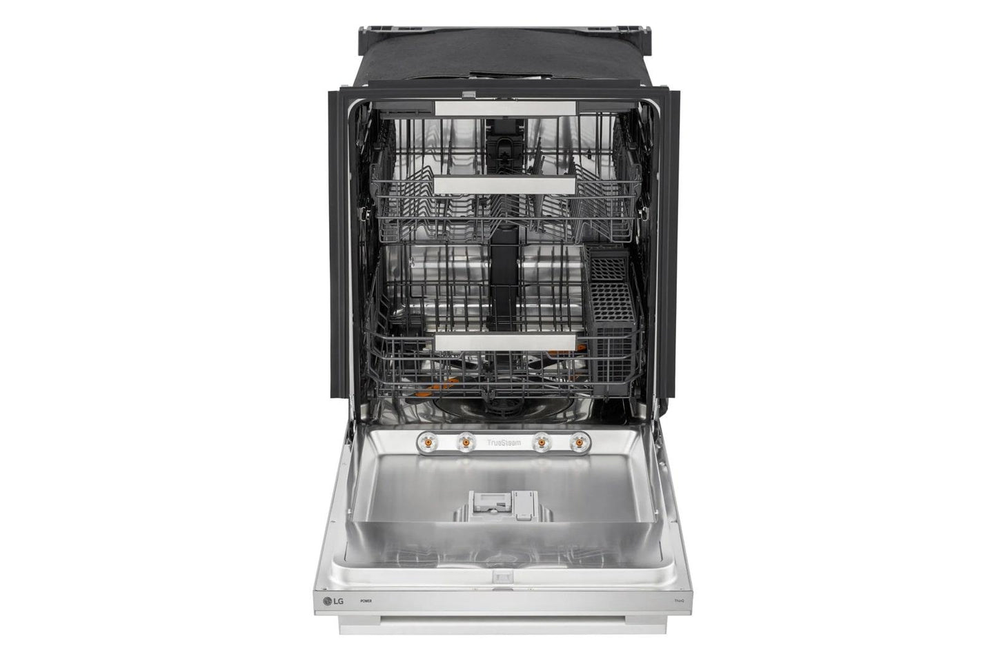 Lg LDNTH753S Smart Flushfit™ Top Control Dishwasher With 1-Hour Wash & Dry, Quadwash® Pro, Truesteam® And Dynamic Heat Dry™ W/Autovent Dry™