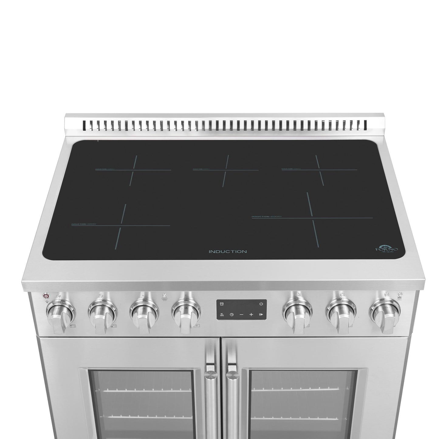 Forno FFSIN095036 Forno Torino 36 Inch French Door Induction Range With Air Fryer And True Convection Oven