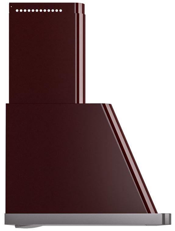 Ilve UAM90BU Majestic 36 Inch Burgundy Wall Mount Range Hood