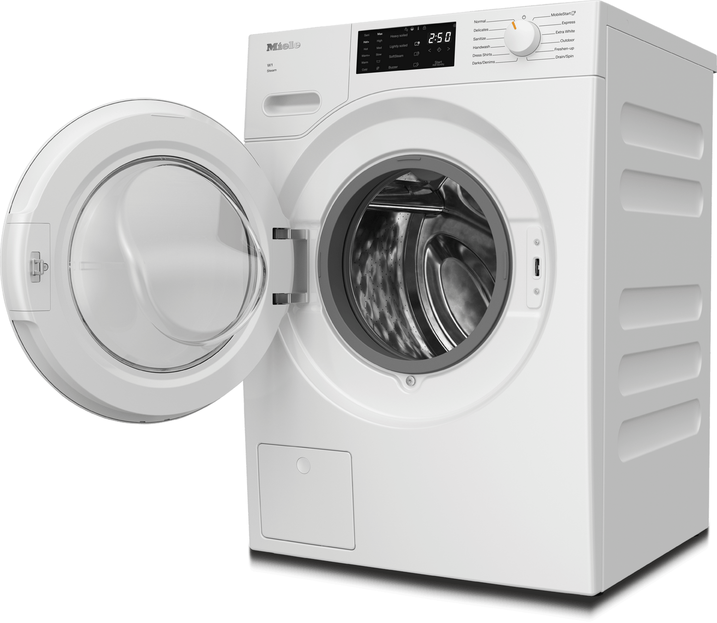 Miele WXC280WCS Wxc280 Wcs Steam - W1 Front-Loading Washing Machine: 8 Kg 1600 Rpm Pre-Ironing Miele@Home Capdosing Honeycomb Drum