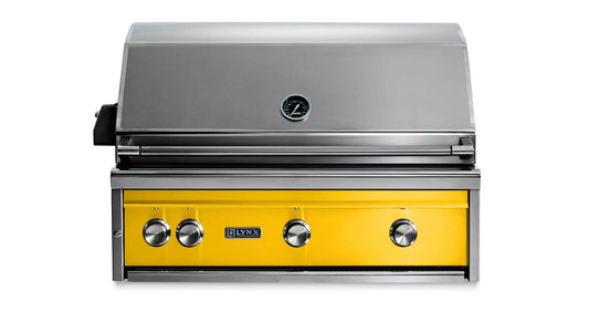 Lynx L36TRCANG 36" Built-In Grill - 1 Trident™ W/ Rotisserie - California Poppy