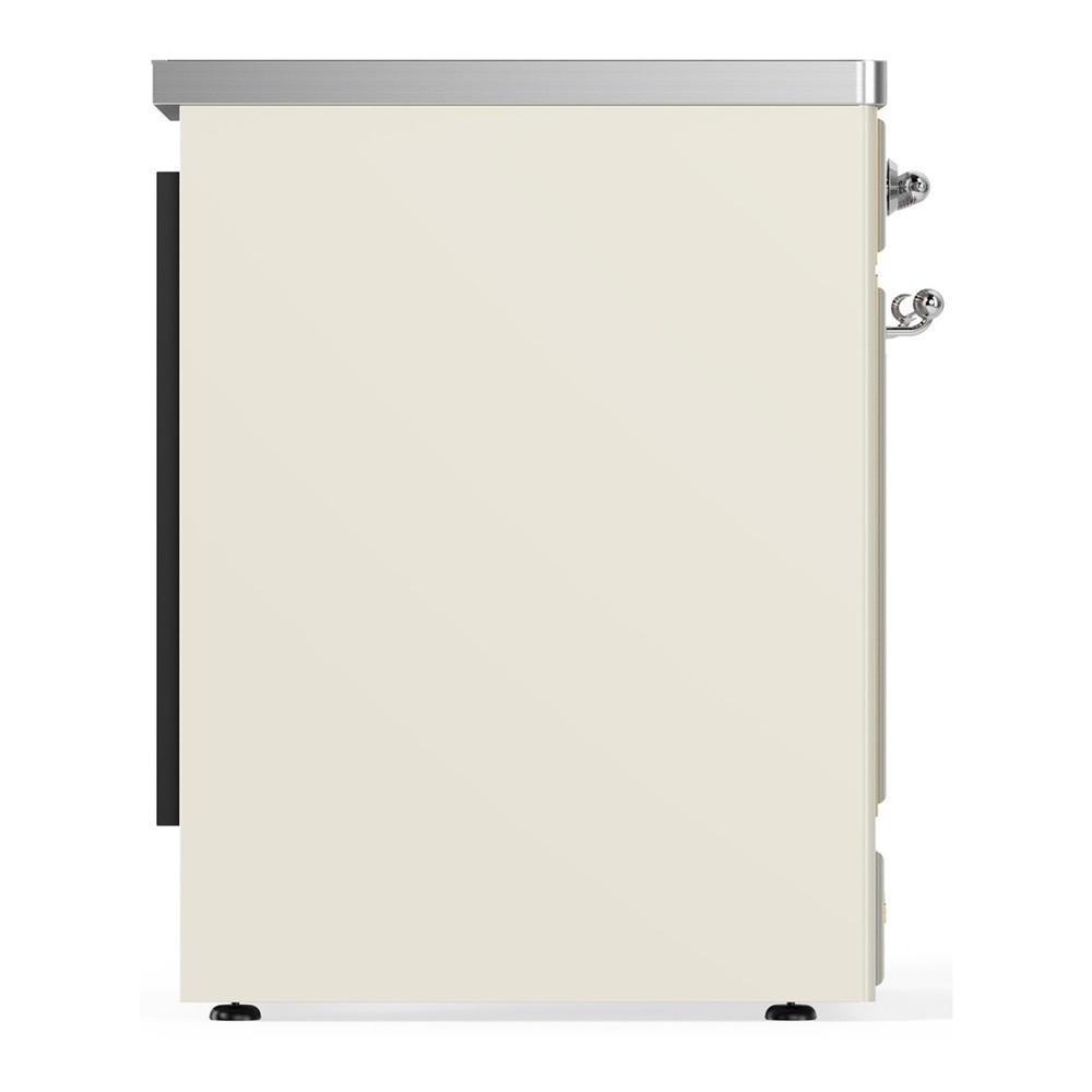 Ilve UMIB30NR3AWC Ilve Umib30Nr3Awc Majestic Iii 30 Inch Induction Range With 4 Elements, 4 Cu. Ft. Oven Capacity (Triple Glass Door, Antique White, Chrome)