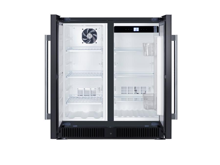 Summit FFRF3070BL 30" Wide Built-In Refrigerator-Freezer