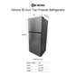 Verona VEFTF3021RBK Verona Veftf3021Rbk 30 Inch Top Freezer Refrigerator With 21 Cu. Ft. Total Capacity, Reversible Doors, Recessed Handle, Energy Star (Black)