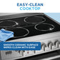Avanti CERU240P3S Avanti 24-Inch Freestanding Electric Range With Ceramic Glass Cooktop And Digital Timer, In Stainless Steel (Ceru240P3S)
