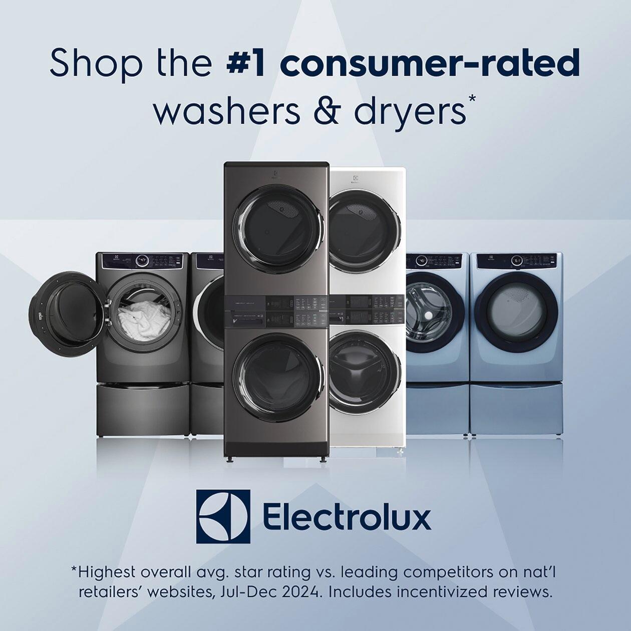 Electrolux ELFW7437AT Front Load Perfect Steam™ Washer With Luxcare® Wash - 4.5 Cu. Ft.
