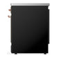 Ilve UMIB30QNR3BKP Ilve Umib30Qnr3Bkp Majestic Iii 30 Inch Induction Range With 4 Elements, 4 Cu. Ft. Oven Capacity (Solid Door, Glossy Black, Copper)