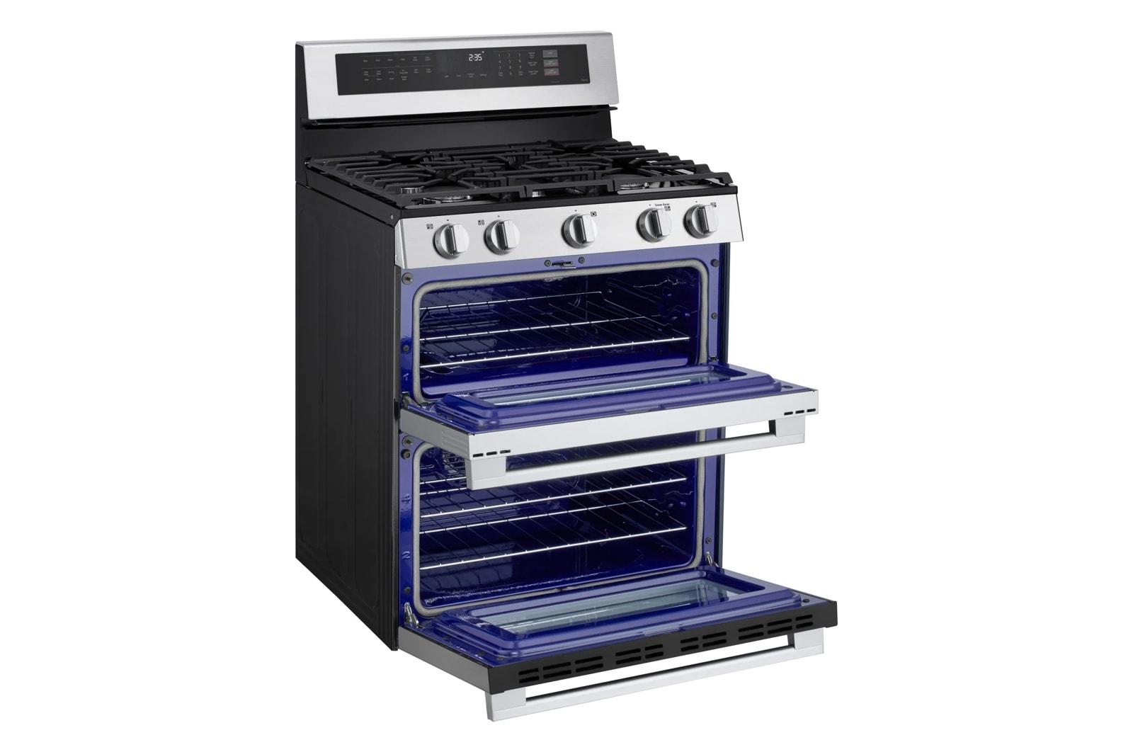 Lg LDGL6924Y 6.9 Cu. Ft. Smart Gas Double Oven Freestanding Range With Probake Convection®, Air Fry & Air Sous Vide