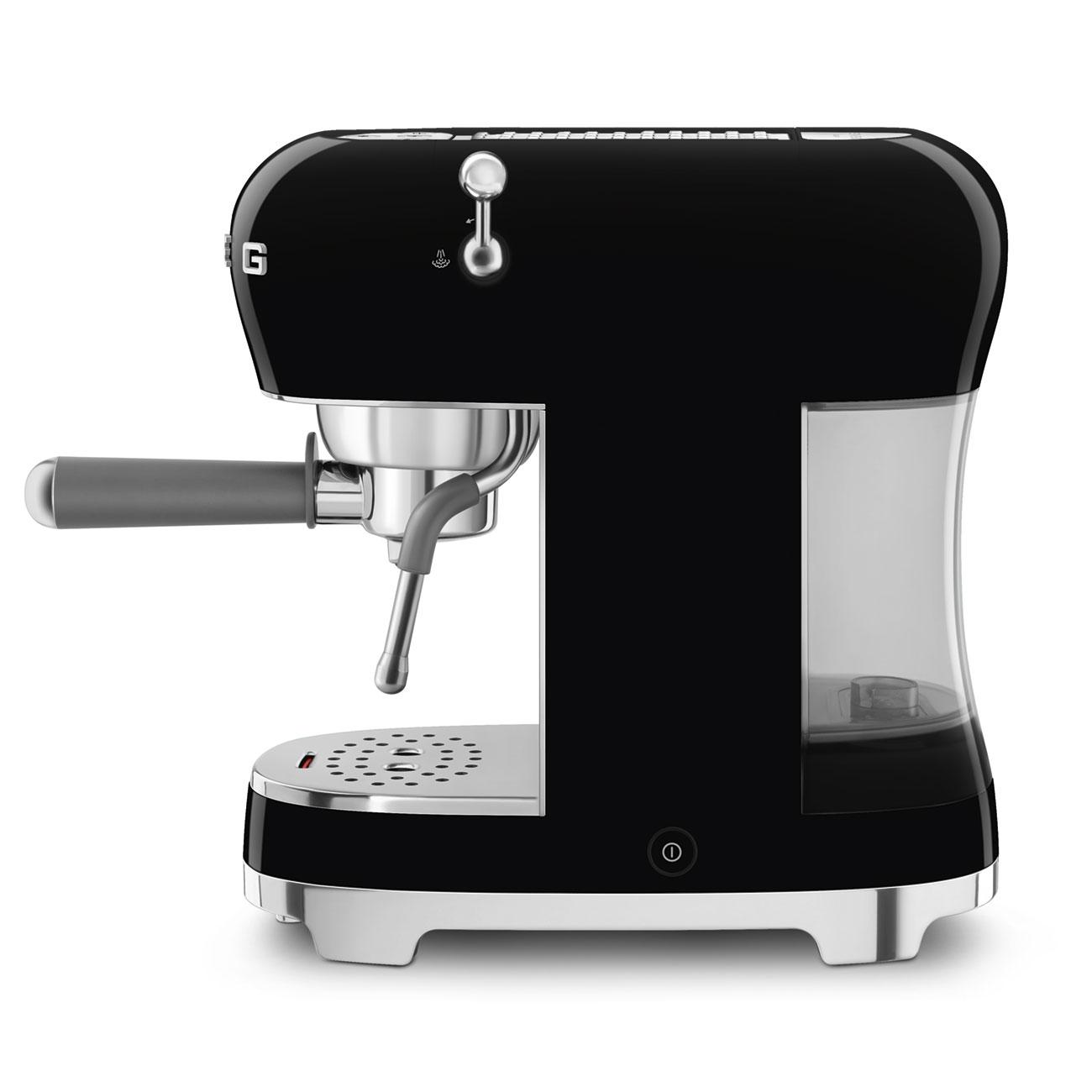 Smeg ECF02BLUS Espresso Coffee Machine Black Ecf02Blus