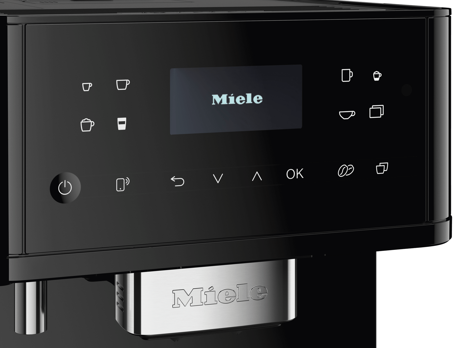 Miele CM6160OB Cm 6160 Milkperfection Obsidian Black - Countertop Coffee Machine With Wifi Conn@Ct And A Wide Selection Of Specialty Coffees For Maximum Freedom.