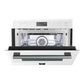 Forno FMWDR309324WHT Forno Oliena Espresso White 24-Inch Built-In Microwave And Convection Oven Combo, 1.6 Cu.Ft, 1750W Convection, 1000W Microwave, Stainless Steel Interior, Glass Touch Controls, Sensor Cooking