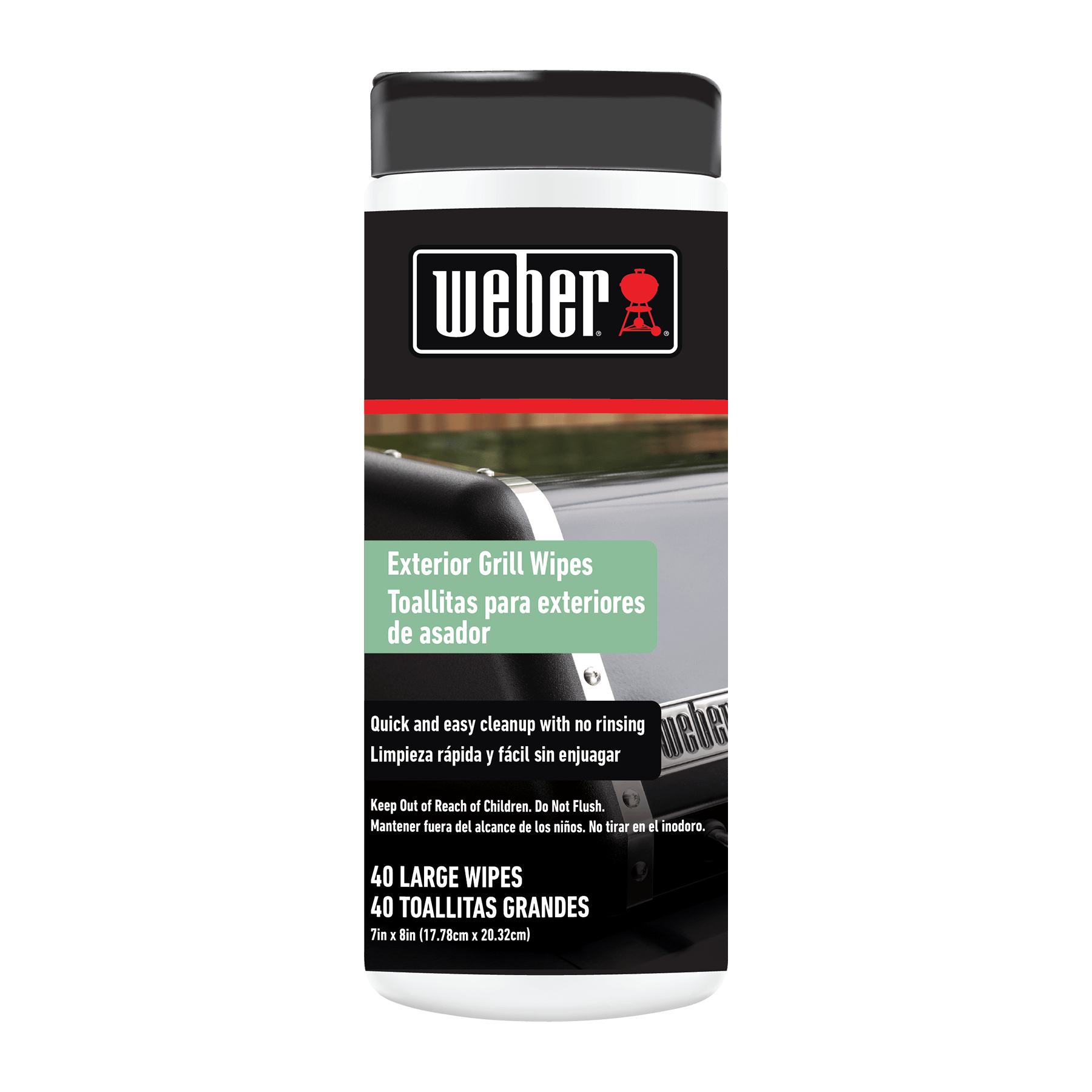 Weber 3401316 Exterior Grill Wipes (40Ct)