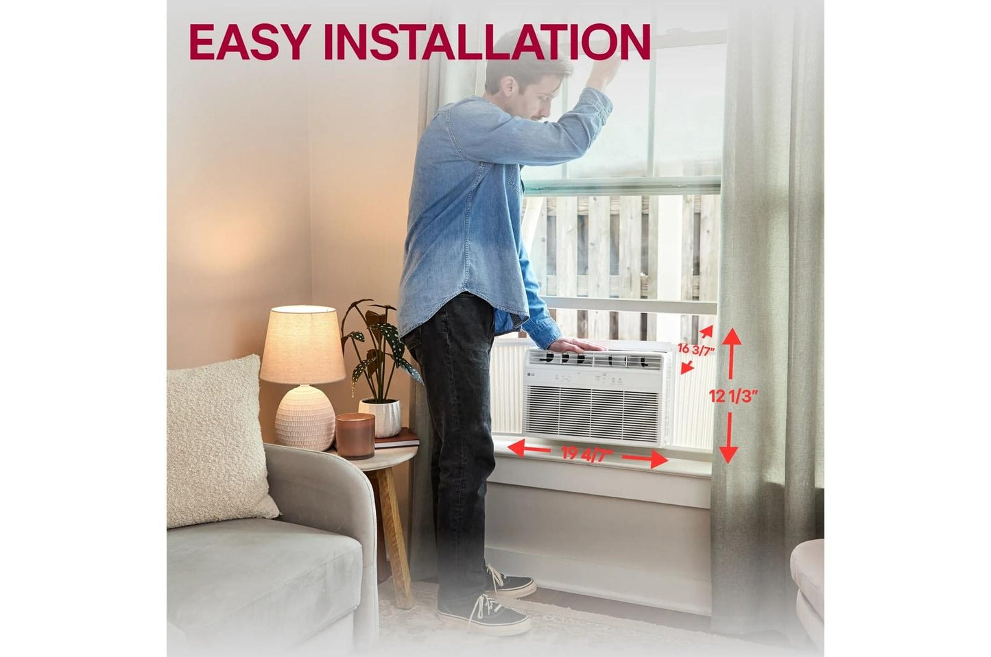 Lg LW8024R 8,000 Btu Window Air Conditioner