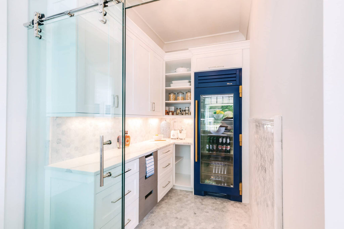 True Caliber TR36REFLSSC 36 Inch Refrigerator Column - Door: Solid Stainless - Stainless Steel Finish, Stainless Steel Hardware, Left Hinge