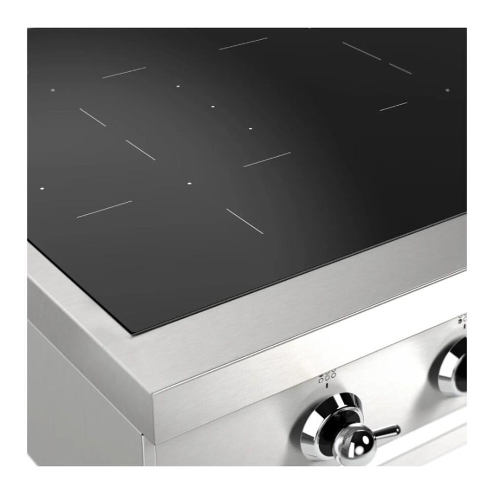 Ilve UHCPI366NSSC Ilve Uhcpi366Nssc Nostalgie Ii 36 Inch Built-In Induction Rangetop With 6 Elements (Chrome)