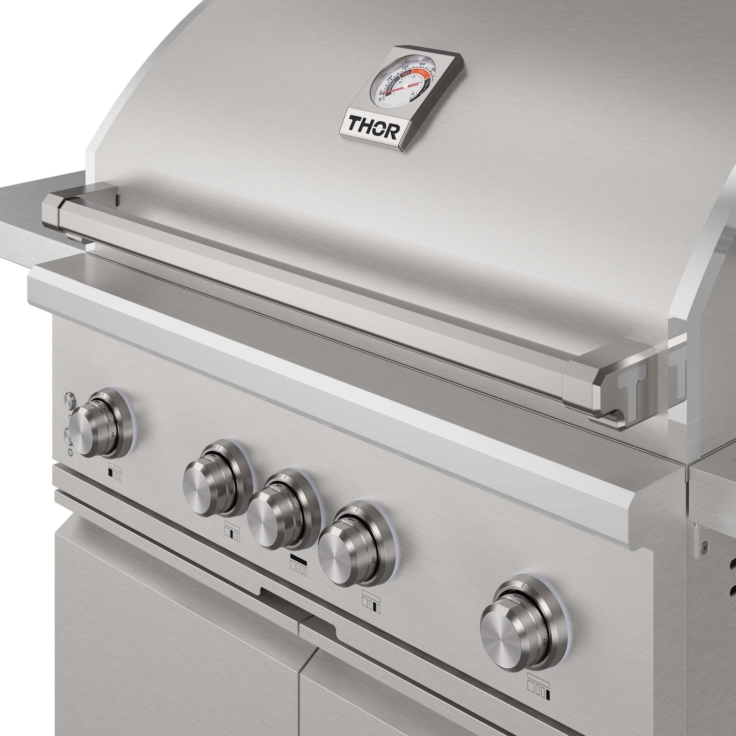 Thor Kitchen TPG3601 36 Inch 4 Burners Built In Gas Grill On Cart With Sear/Rear Infrared Burner & Rotisserie Natural Gas