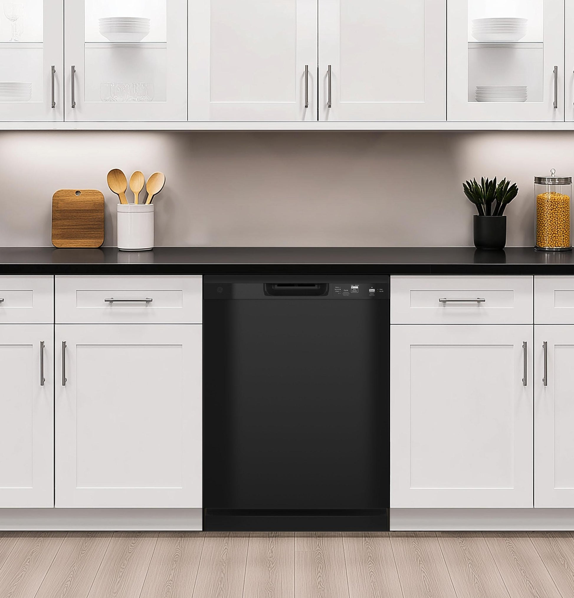 Ge Appliances GDF450PGZBB Ge® Dishwasher With Front Controls
