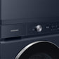 Samsung F1657832568289 Bespoke Ultra Capacity Ai Front Load Washer And Gas Dryer In Brushed Navy