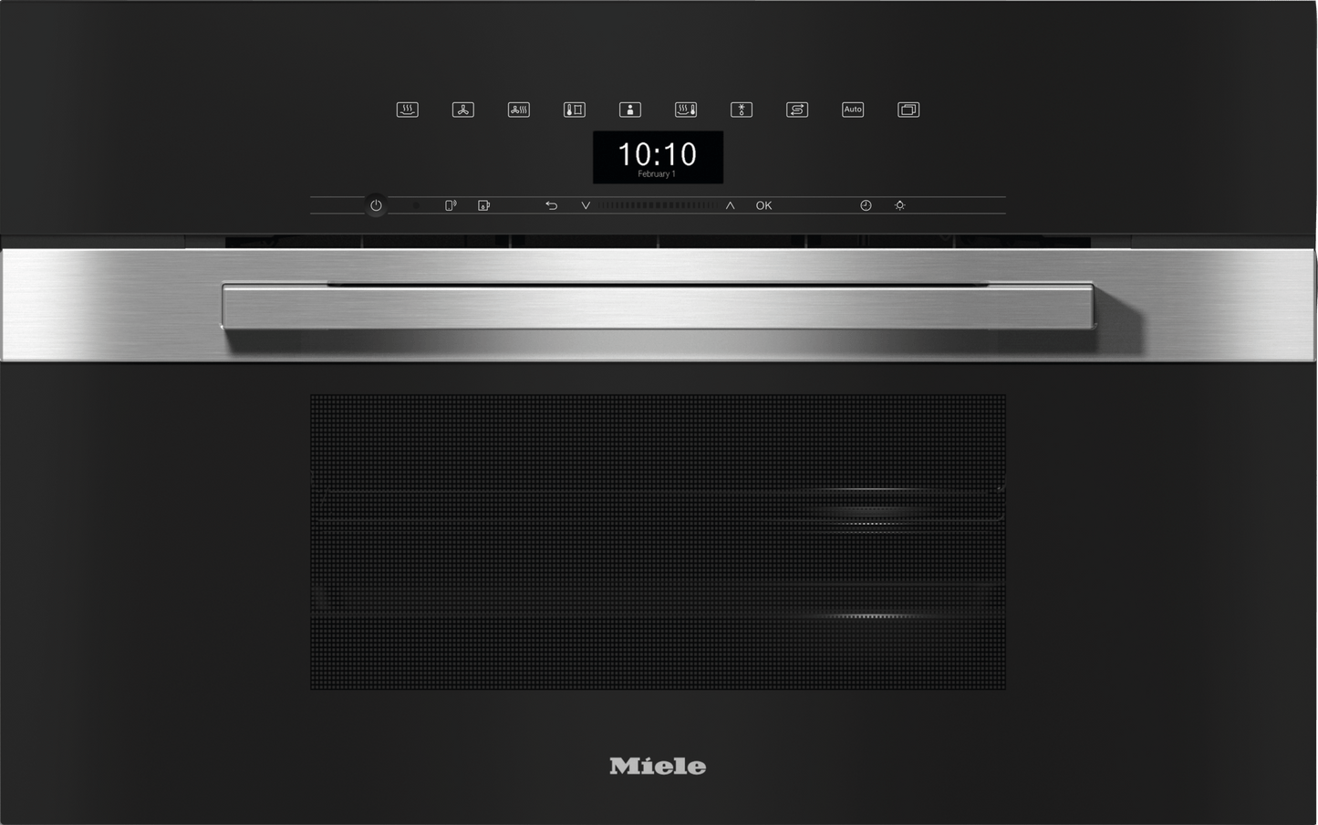 Miele DGC7470CTS Dgc 7470 Clean Touch Steel - 30" Compact Combi-Steam Oven Xl For Steam Cooking, Baking, Roasting With Networking + Brilliantlight.