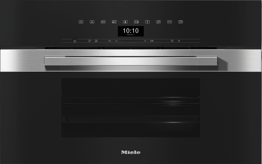 Miele DGC7470CTS Dgc 7470 Clean Touch Steel - 30" Compact Combi-Steam Oven Xl For Steam Cooking, Baking, Roasting With Networking + Brilliantlight.