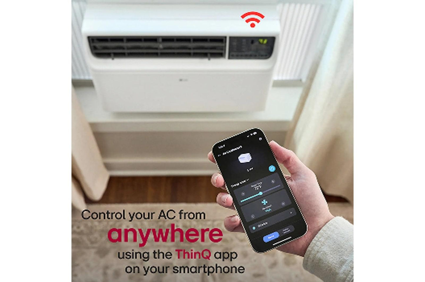 Lg LW8024IVSM 8,500 Btu Dual Inverter Energy Star Window Air Conditioner Cools Up To 380 Sq. Ft.