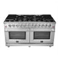 Forno FFSGS623960 Forno Massimo 60-Inch Freestanding Gas Range, 10 Burners, True Convection Oven