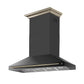 Forno FRHWM509560BLK Forno Aria 60 Inch Wall-Mounted Range Hood In Black