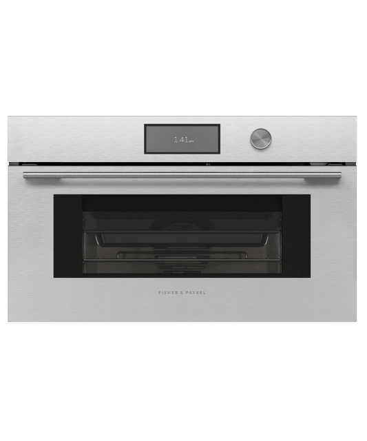 Fisher & Paykel OS30NCUDX3 30" Series 9 Contemporary Compact Combi-Steam Oven