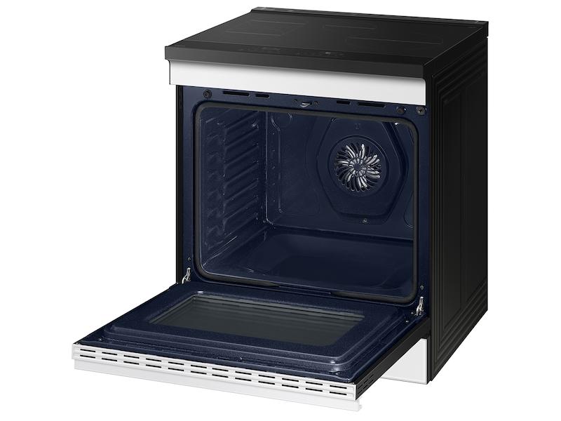 Samsung NSI6DB930012 Bespoke 6.3 Cu. Ft. Smart Slide-In Induction Range With Anti-Scratch Glass Cooktop & Air Fry In White Glass