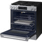 Samsung NSG80H60XRAA Bespoke Smart Slide-In Gas Range Pro Style Design Air Fry Max True Convection