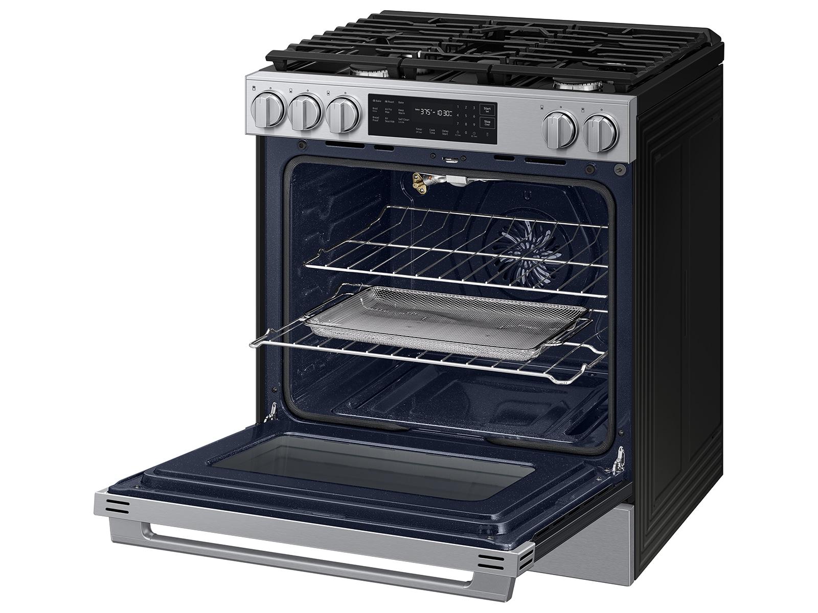Samsung NSG80H60XRAA Bespoke Smart Slide-In Gas Range Pro Style Design Air Fry Max True Convection