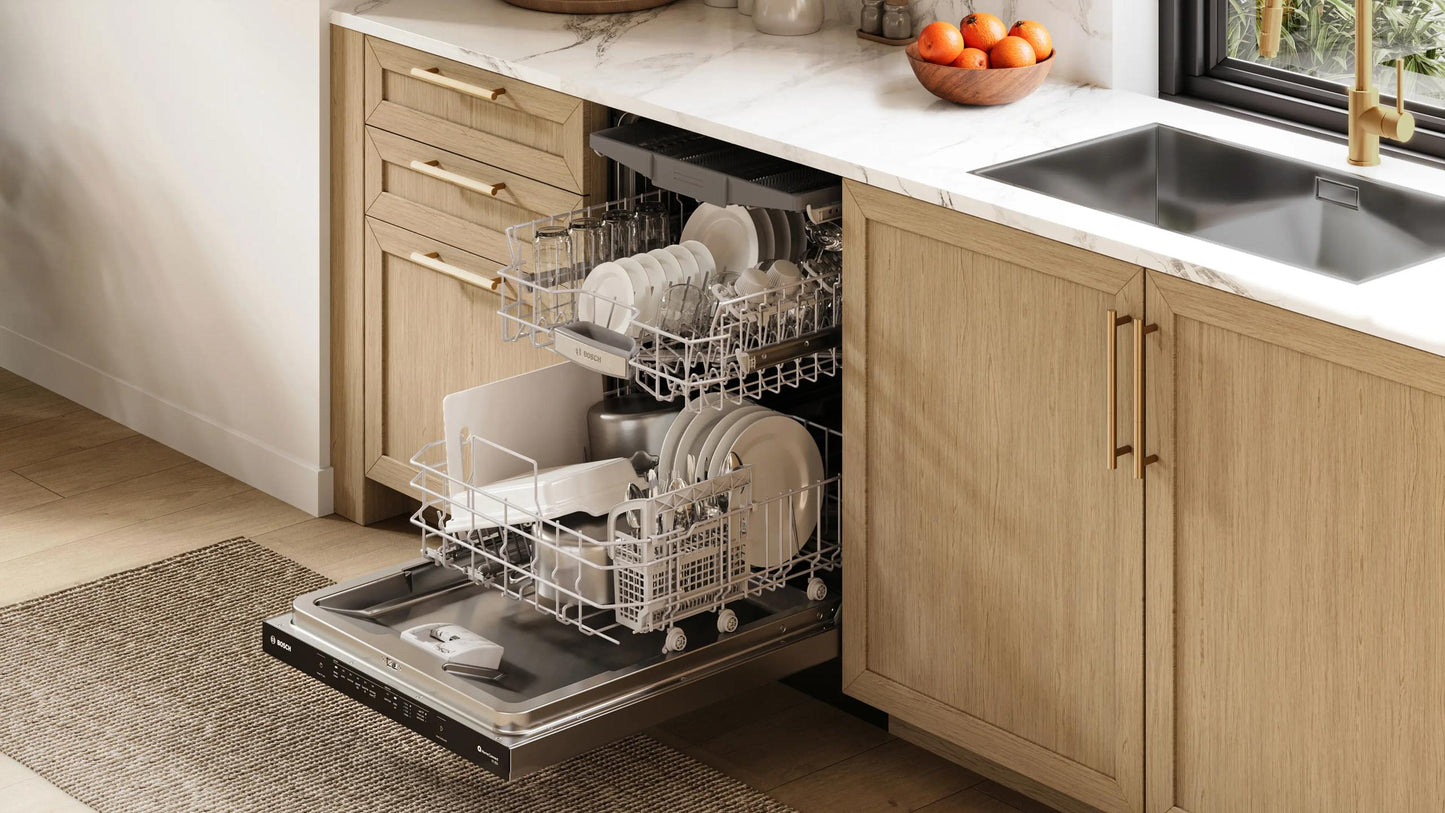 Bosch SHP65DM5N 500 Series, Built-Under Dishwasher, 24'', Brushed Steel Anti-Fingerprint