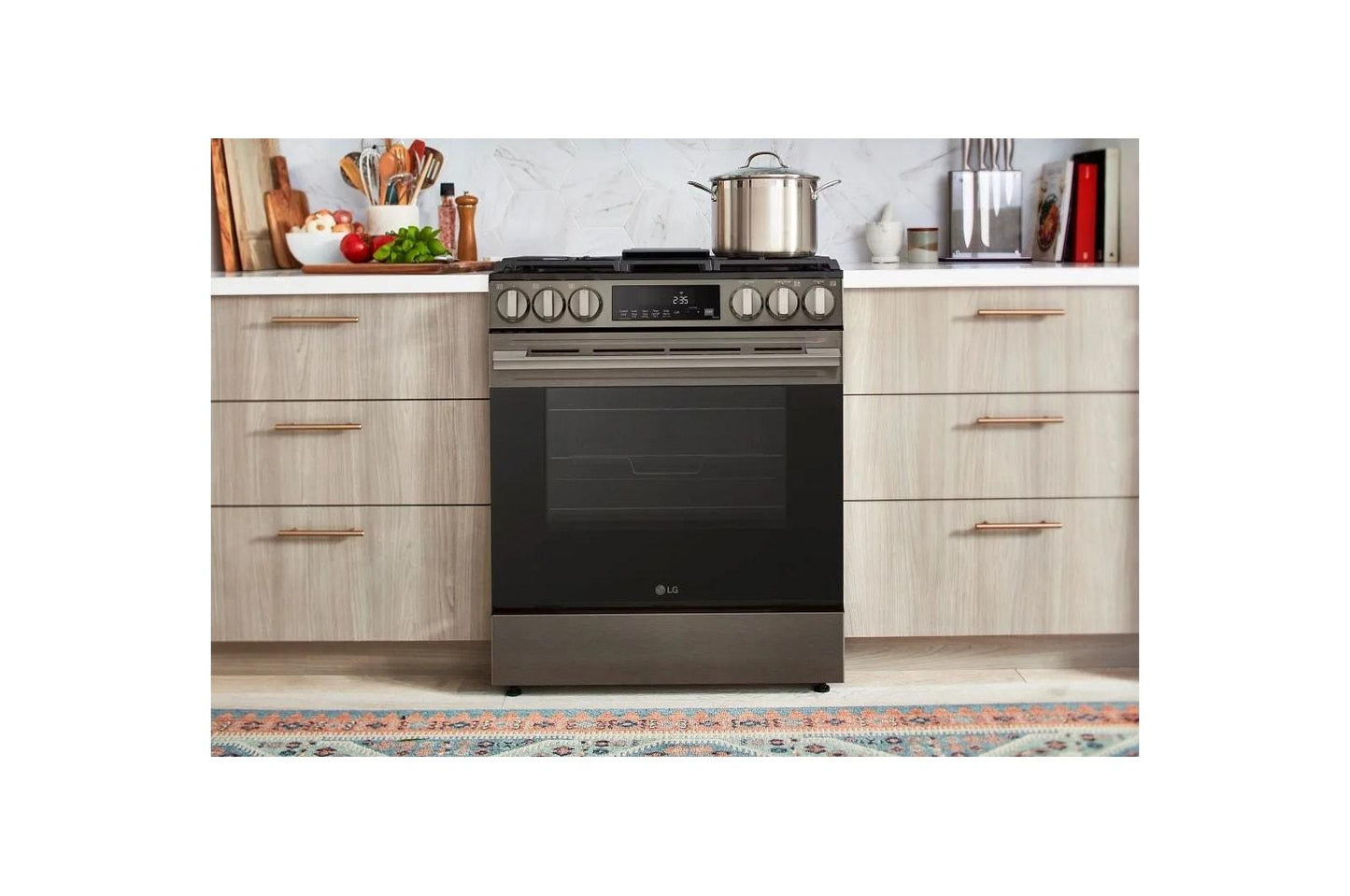 Lg LSGL5833Z 5.8 Cu. Ft. Smart Gas Slide-In Range With Convection, Air Fry And Easyclean®