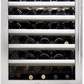True Caliber TWC24LSGC 24 Inch Undercounter Wine Cabinet - Zone: Single, Door: Stainless Glass - Stainless Steel Finish, Stainless Steel Hardware, Left Hinge