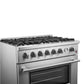 Forno FFSGS627736 Marco 36-Inch Gas Range Stainless Steel, 6 Burners 67,000 Btu, 5.36 Cu.Ft. Convection Oven