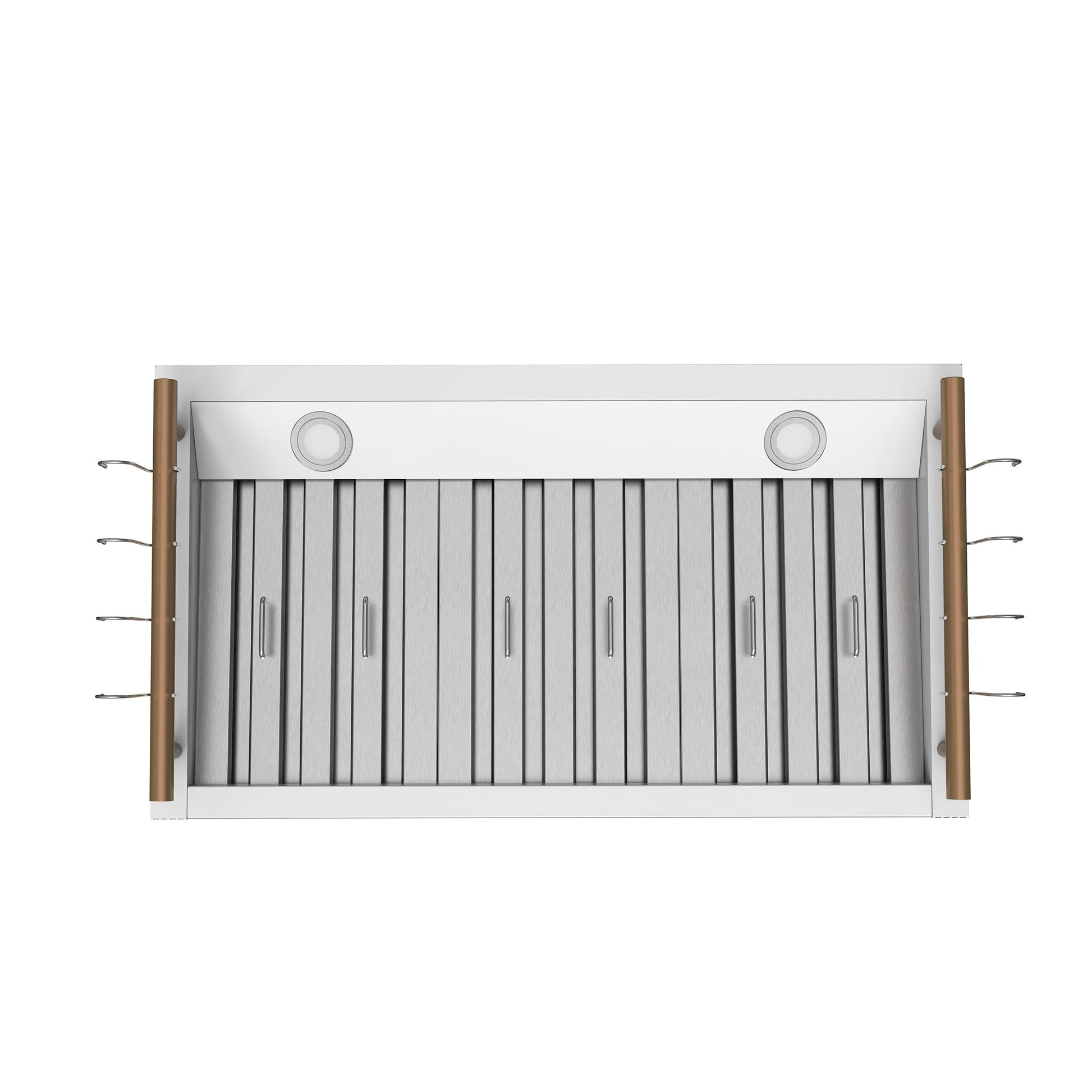 Forno FRHWM550336WHT Forno Venezia 36 Inch Wall-Mounted Range Hood In White With Touch Controls And Baffle Filters