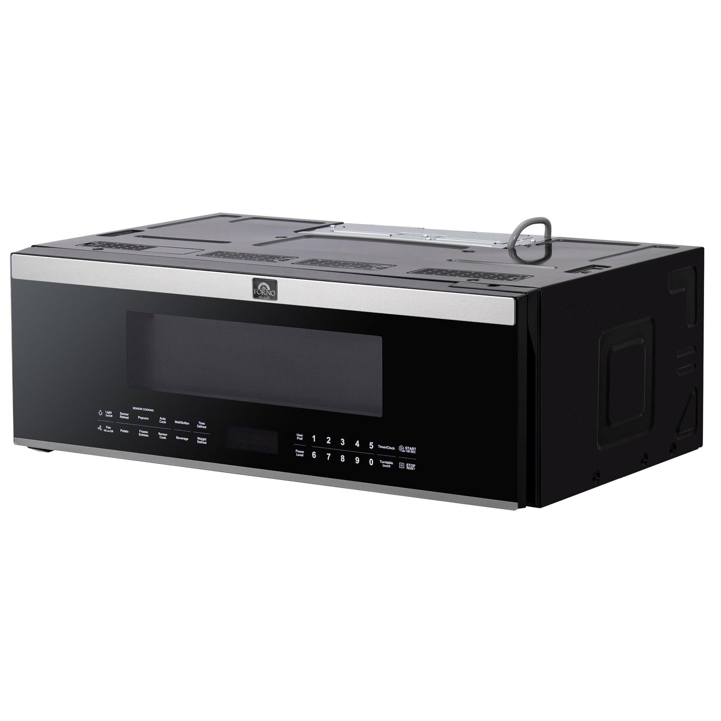 Forno FOTR308030 Forno Padula Over The Range Microwave, 30-Inch 1.2 Cu.Ft., Stainless Steel, 400 Cfm, Sensor Cook