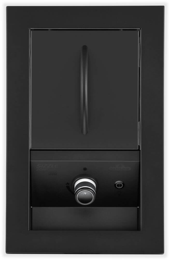 Napoleon Bbq BIB10IRNMK Built-In 700 Series Single Infrared Burner With Matte Black Cover , Natural Gas, Matte/Matt Black