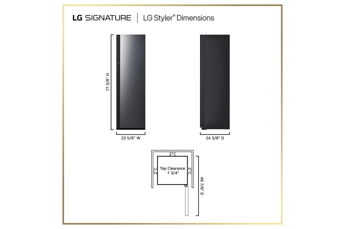 Lg SC5GQR8GA Lg Signature Styler® Smart Steam Closet With Dual Truesteam® Technology, Dynamic Movinghanger™ And Built-In Handysteamer™