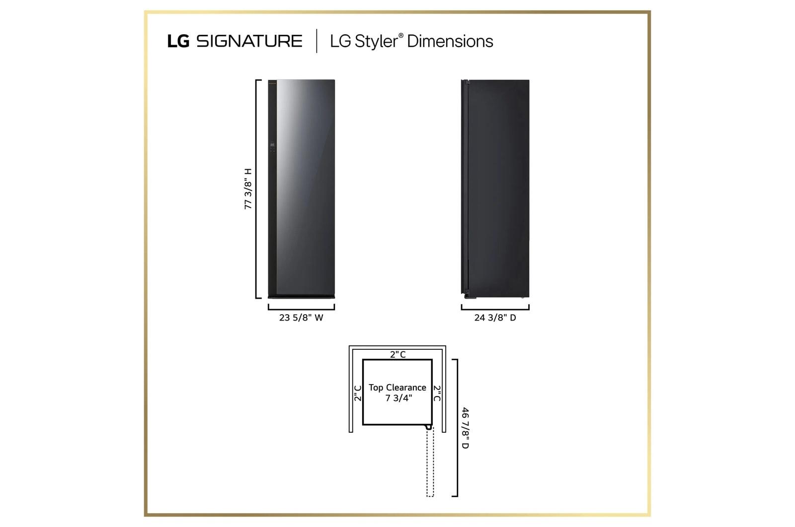 Lg SC5GQR8GA Lg Signature Styler® Smart Steam Closet With Dual Truesteam® Technology, Dynamic Movinghanger™ And Built-In Handysteamer™