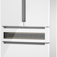 Bosch B36CL84ENW 800 Series, French Door Bottom Mount Refrigerator, Glass Door, 36'', White, Total No Frost