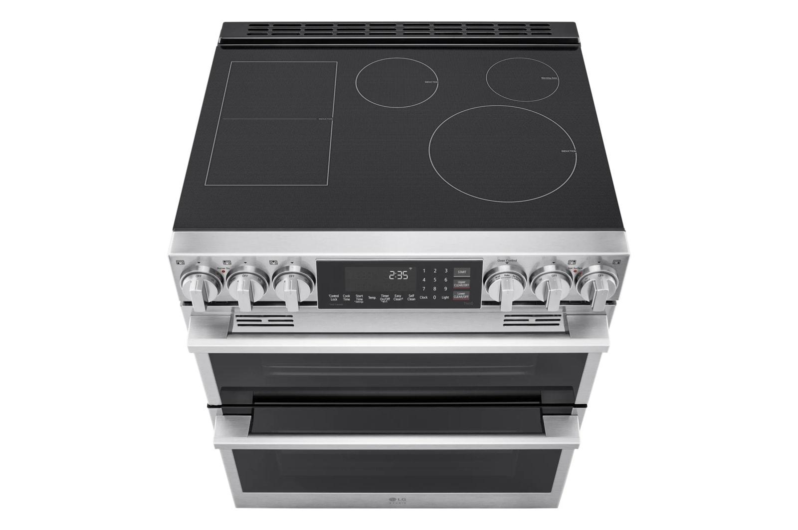 Lg LTIS7338XE Lg Studio 7.3 Cu. Ft. Double Oven Induction Slide-In Range With Probake® Convection And Air Fry