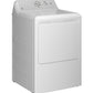 Ge Appliances GTD38EASWWS Ge® 7.2 Cu. Ft. Capacity Electric Dryer With Up To 120 Ft. Venting​ And Reversible Door​
