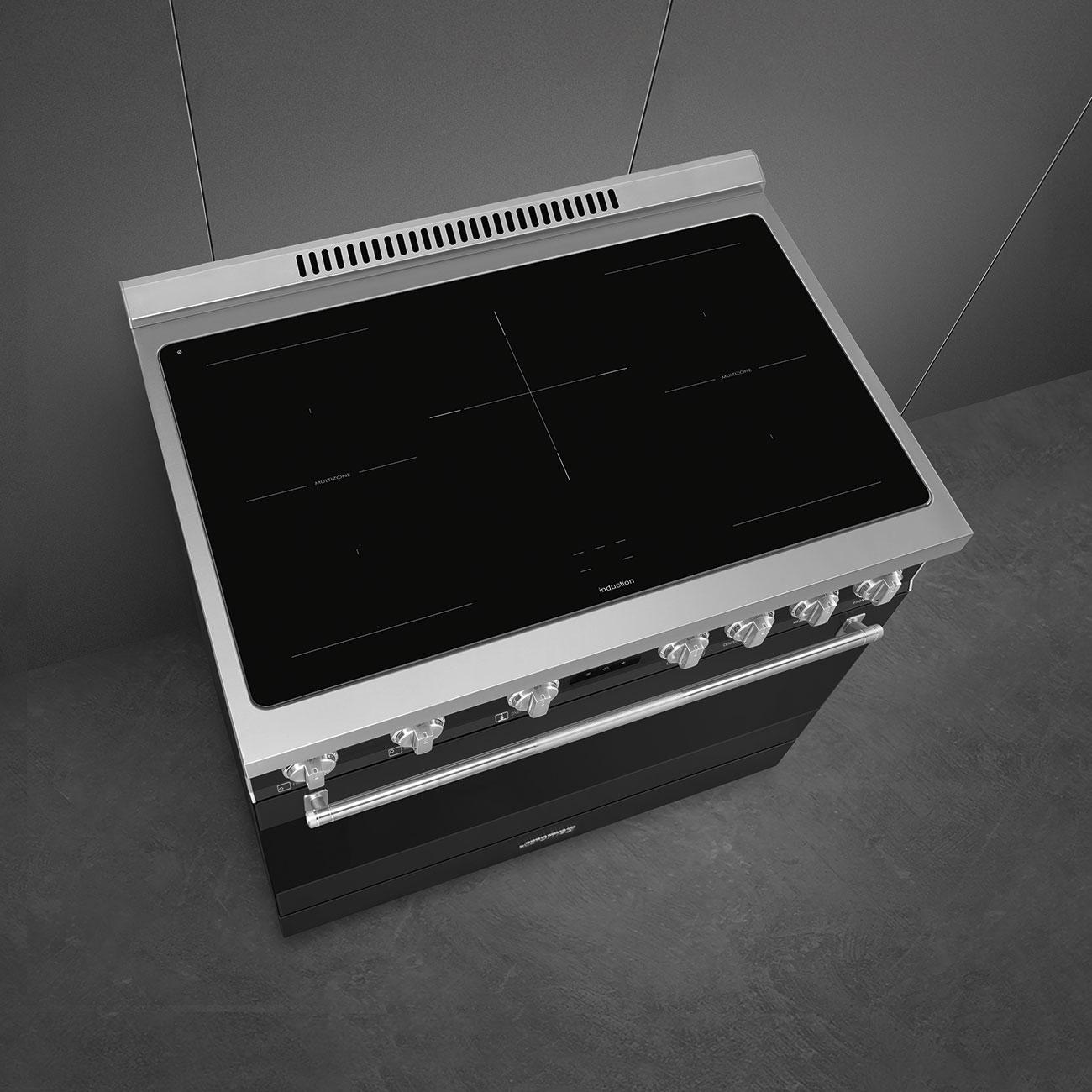 Smeg SPR36UIMAN Range Matt Black Spr36Uiman