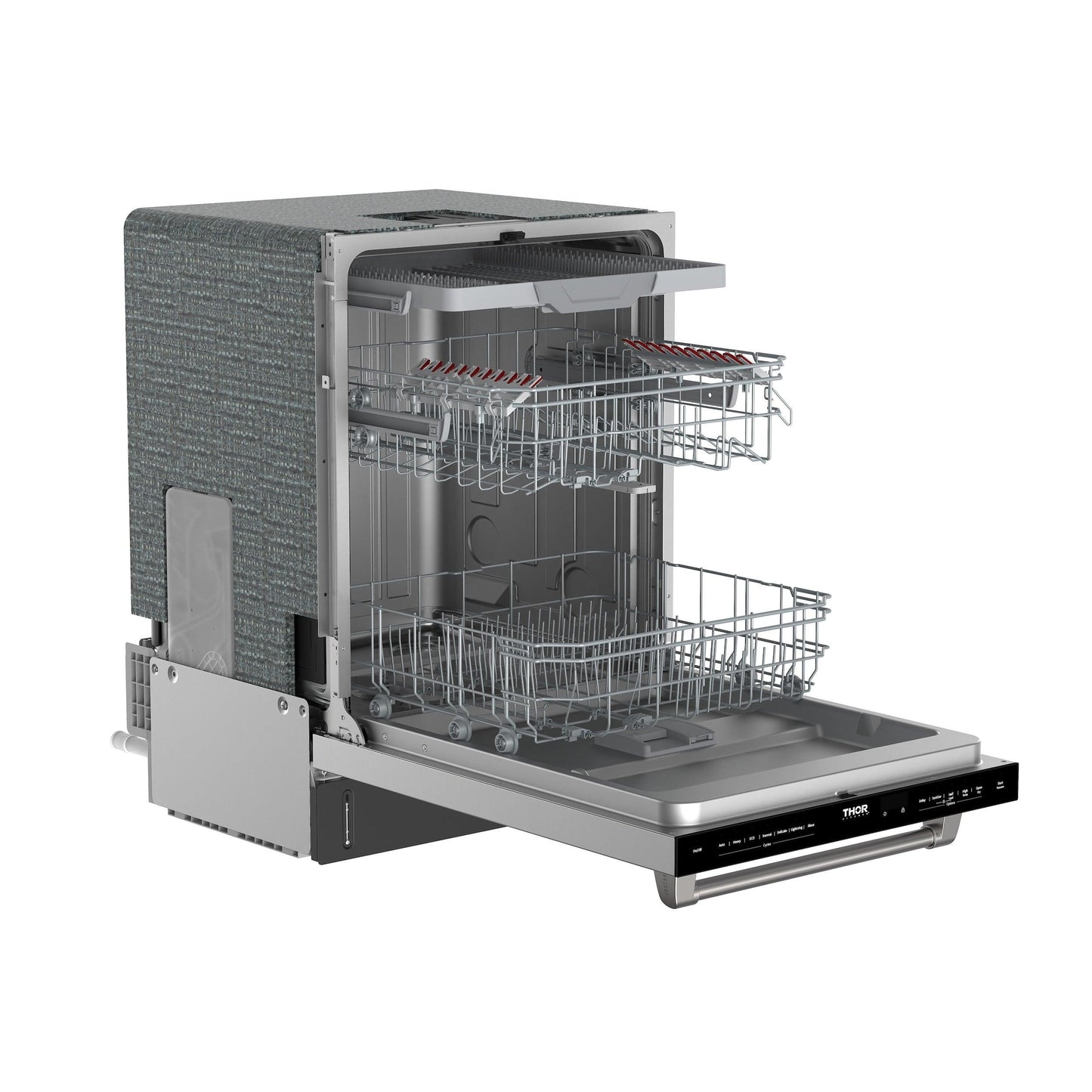 Thor Kitchen TDW24C7 24 Inch Built-In Dishwasher With Open Dry And 7 Cycle In Stainless Steel