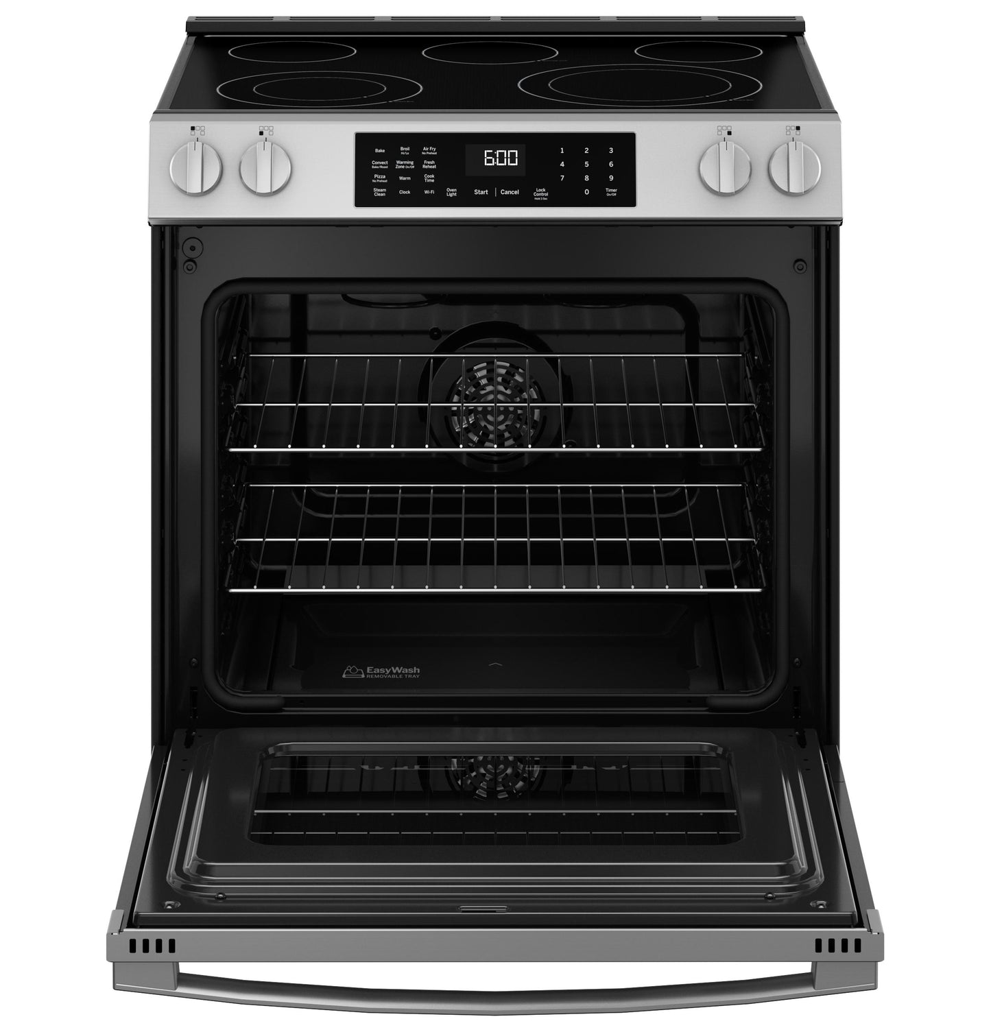Ge Appliances GRS600AVFS Ge® 30" Slide-In Electric Convection Range With No Preheat Air Fry And Easywash™ Oven Tray