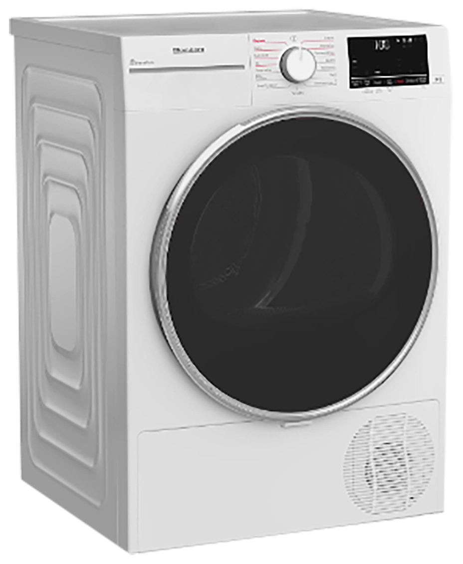 Blomberg Appliances DHP24404W3 24" Compact Heat Pump Ventless Dryer 4.5 Cu-Ft, White Door Ring, White. Rated Energy Star Most Efficient 2024